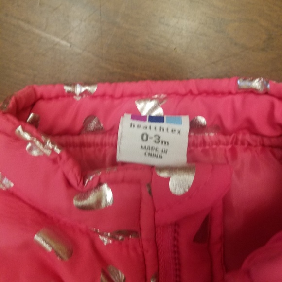 💖Baby Girl Pink Heart Vest💖 - Picture 2 of 2